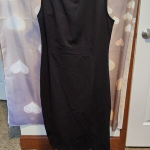 NWOT Size Small Allegra K Black Midi Dress sleeveless